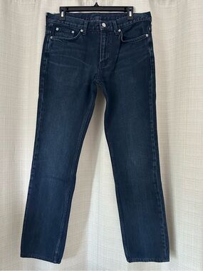 BLK DNM Men's Dark Indigo Straight Jeans 32x30